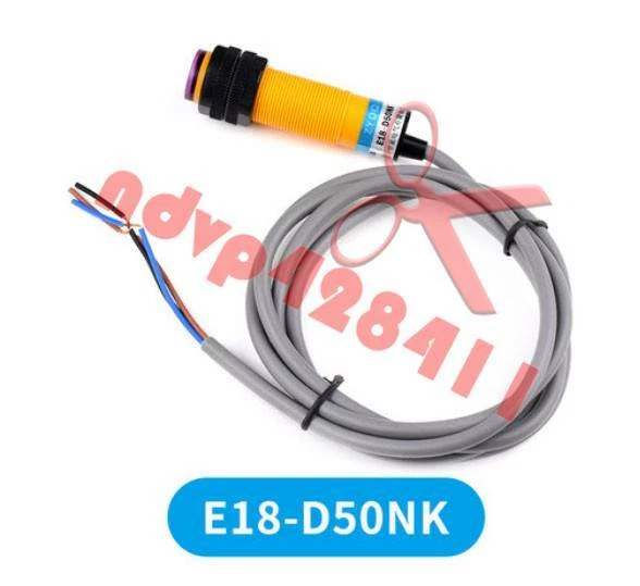 Adjustable Infrared Photoelectric Proximity Sensor Switch Detect 5VDC E18-D50NK - Image 1 of 1