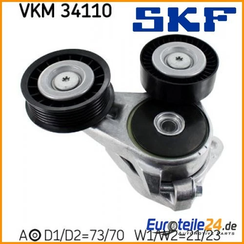 Polea tensora, correa acanalada SKF VKM34110 para Ford C-Max Foto 1 de 1