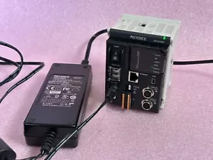 KEYENCE NR-X100W MULTI-CHANNEL DATA COLLECTOR w/ KEYENCE NR-XU1 24V POWER SUPPLY - Picture 1 of 8