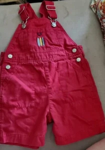 Gymboree 12/18 Meses ROJO Tablas de Surf SHORTALL De Colección Verano Usadas en Excelente Condición - Imagen 1 de 5