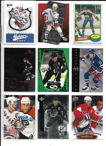 HUGE MARK MESSIER 100 CARD 90 DIFFERENT LOT b CANUCKS OILERS + - Picture 1 of 1