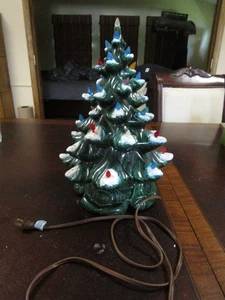 Vintage Atlantic Form Weihnachtsbaum 16" keine Risse 2 Stück - Bild 1 von 7