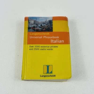 Langenscheidt’s Universal Phrasebook ITALIAN 1k Essential 2.5k Words Pocket Book - Image 1 of 4