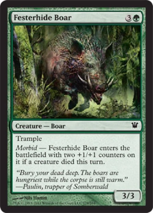 Festerhide Boar - Medium Play MTG Innistrad - Image 1 of 1