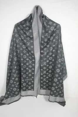 Louis Vuitton Scarf Shawl Stole 60% Wool 40% Acrylic Multicolor Used - Image 1 of 4