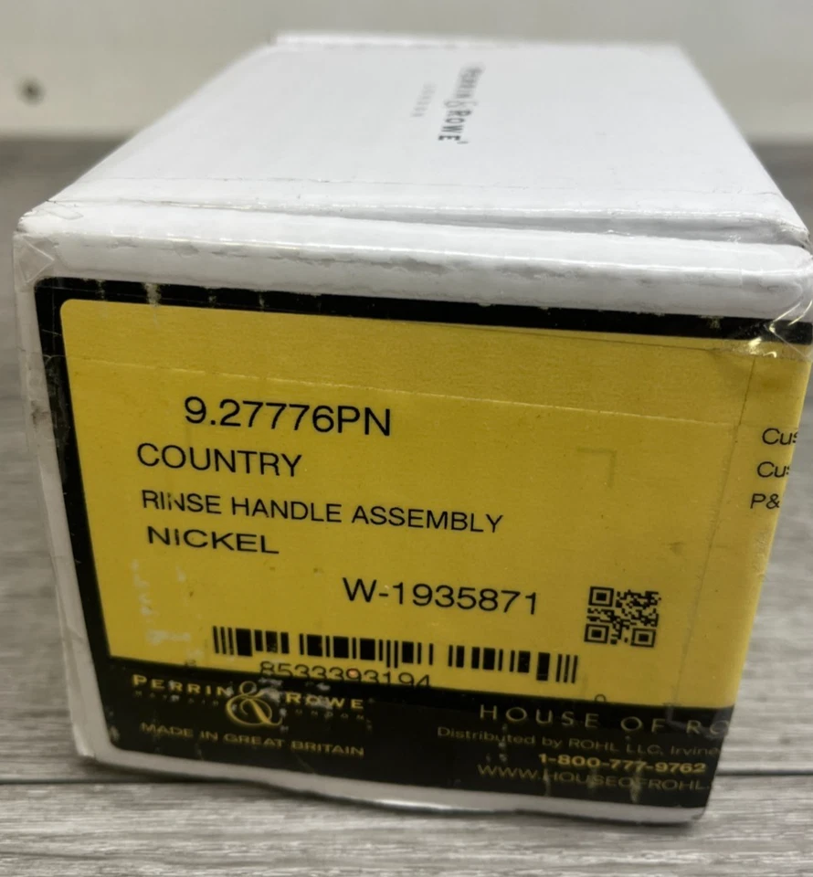 Perrin & Rowe (ROHL) 9.27776PN Faucet Side Sprayer in Polished Nickel Rinse Hand - Image 1 of 2