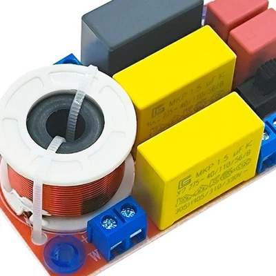 100W Tweeter Bass Sound Frequency Divider 2 Way Crossover Filters Crossover - Image 1 of 4