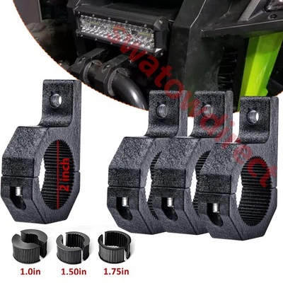 4X For Honda Pioneer 1000 2" Mounting Brackets Clamp LED Light Bar Roll Mounts Foto 1 de 4