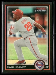 2010 Bowman Chrome #152 Raul Ibanez Refractors - Picture 1 of 2
