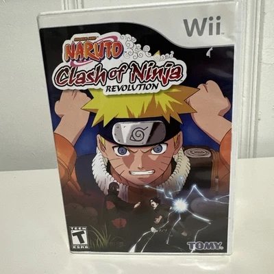 Naruto: Clash of Ninja Revolution (Nintendo Wii, 2007) COMPLETE CIB - TESTED! - Image 1 of 3