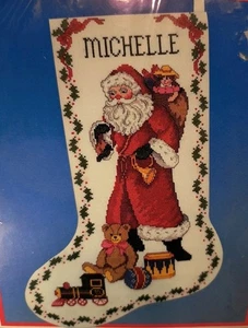De Colección Dimensions Old St. Nick #8350 Medias de Navidad 14 Contadas Punto de Cruz Kit - Imagen 1 de 4