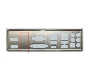 OEM I/O IO shield Backplate For Supermicro X11SCA-F Motherboard Rear Baffle - Afbeelding 1 van 2