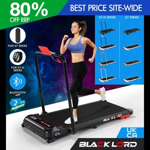 BLACK LORD Treadmill Electric Walking Pad Incline Shock Absorbers Gym - Picture 1 of 97