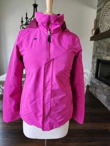 Girls Teen Obermeyer Rylee Ski Jacket Pink/Purple Size L (14-16) - Picture 1 of 15