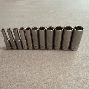 Blue Point 11pc 1/4” Drive Deep Socket Set 4mm-14mm BLPSM - Bild 1 von 9