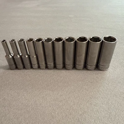 Blue Point 11pc 1/4” Drive Deep Socket Set 4mm-14mm BLPSM - Image 1 of 4