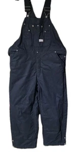Big Smith schwarze Latzhose Herren Large Reg. 38-40 Zimmermann Latz Arbeitskleidung Baumwolle - Bild 1 von 24