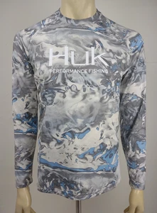 HUK Performance Fabrics Mossy Oak graublau Langarmhemd Herren Small - Bild 1 von 10