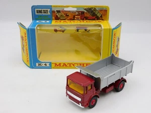 Lesney Matchbox K4 Leyland tipper vintage die cast truck w/ box - Foto 1 di 11