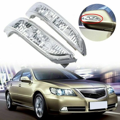 2X Door Mirror Turn Signal Light Rearview Bumper Strip for Honda ACCORD Acura RL - Image 1 of 4