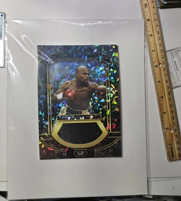 2024 TruCreator Floyd Mayweather Jr. Jumbo Patch Cracked Ice Card 22 - Image 1 of 4