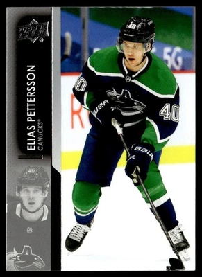 2021-22 Upper Deck Elias Pettersson Vancouver Canucks #179 - Image 1 of 2