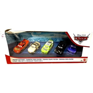 Disney Pixar Cars Piston Cup Race 5 Pack Diecast Set Lightning McQueen Jackson S - Picture 1 of 8