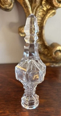 "Lámpara de araña Girandoles parte final puntero de espiga de cristal vintage 4,75""" Foto 1 de 4