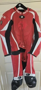 BKS 2 Piece Motorcycle Leathers In Good Condition. Size 46 - Picture 1 of 4