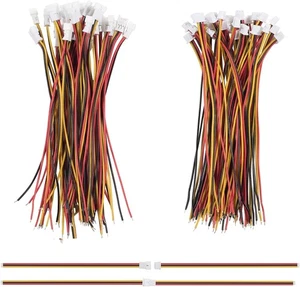 LYJEE 30 Pares 1.25mm JST 3 Pin Micro Eléctrico Macho y Hembra Conector Pl... - Imagen 1 de 6