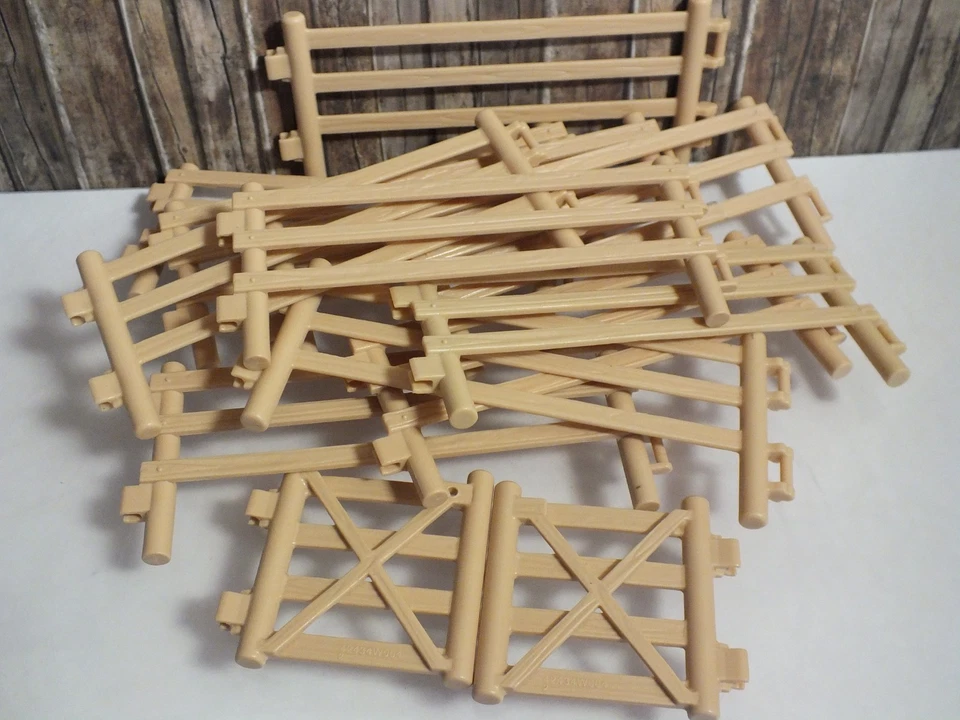 Schleich Zaun Weidezaun beige für Pferdekoppel zur Auswahl - Bild 1 von 1