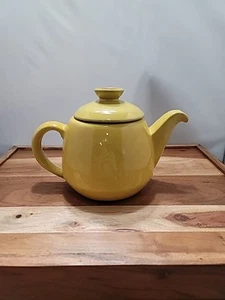Vintage Frankoma 6T Harvest Gold Teapot clay Art Pottery - Picture 1 of 5