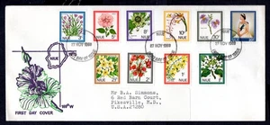 Niue - 1969 Flowers and Plants Definitives First Day Cover - Picture 1 of 2