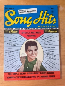 Song Hits Magazine November 1960 Pat Boone Jackie Wilson Bobby Darin Hurricanes - Picture 1 of 18