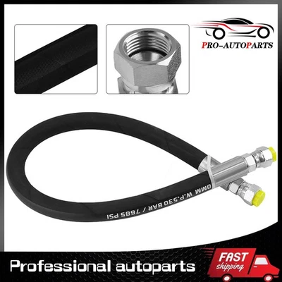 3/8" Hydraulic Hose Assembly with Straight #6 FEMALE JIC37° 7685 psi - Image 1 of 4