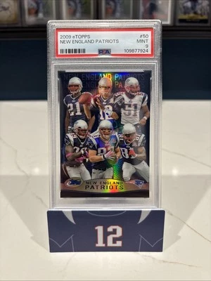 TOM BRADY 2009 ETOPPS REFRACTOR PATRIOTS /749 PSA 9 INVEST GOAT HOF MVP TB12 - Image 1 of 2