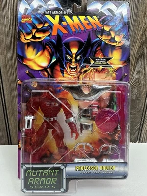 Marvel X-Men HOLO Card Mutant Armor PROFESSOR XAVIER Action Figure - Image 1 of 4