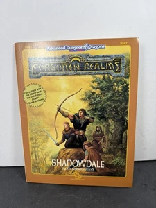 TSR FRE1 AD&D Forgotten Realms 9247 Shadowdale 1989 WITH MAP VG SC - Picture 1 of 11