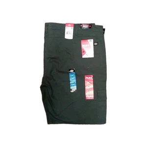 Dickies Men's Loose Fit Multi Pocket Work Shorts size 56 Olive Green - Picture 1 of 9