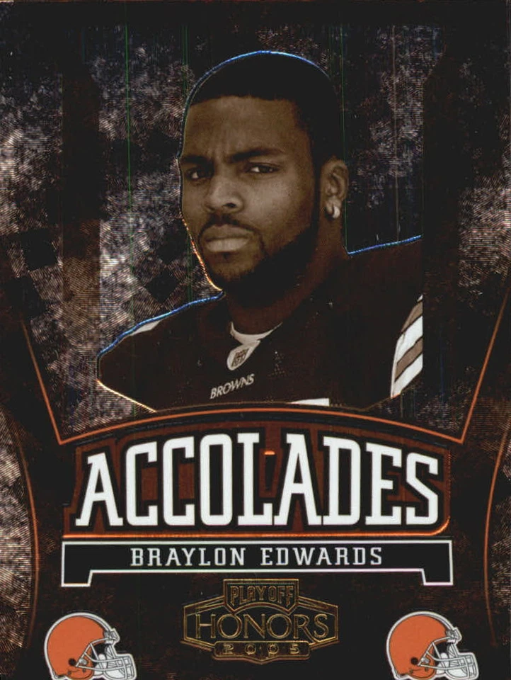 2005 Playoff Honors Accolades #A4 Braylon Edwards /699 - NM-MT - Image 1 of 2