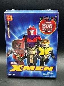 Marvel X-Men Minimates 4 Pack Set w/X-Men Darktide DVD Movie 2005 Diamond Toys - Picture 1 of 7