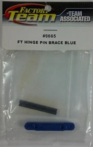 Team Associated 9665 Front Hinge Pin Brace Blue New Free Shipping - Picture 1 of 2