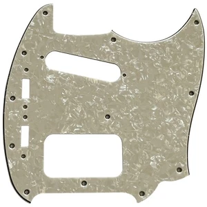 4-lagiges elfenbeinweißes Perlen-Schlagbrett Gitarrenteile für Fender Kurt Cobain Mustang HS - Bild 1 von 5