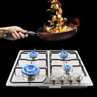 23″x20″ Built in Gas Cooktop 4 Burners Stainless Steel Stove NG/LPG Gas Hob USA photo