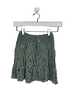 Andi Bagus Green Crotchet Tie Waist Mini Skirt Uk S/M