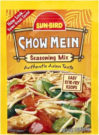Mezcla de condimentos SunBird Chow Mein (paquete de 3) Foto 1 de 1