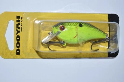 Booyah Xcalibur Series Bajo Silent Crankbait 1/2oz 2.25" Negro Chartreuse Foto 1 de 2