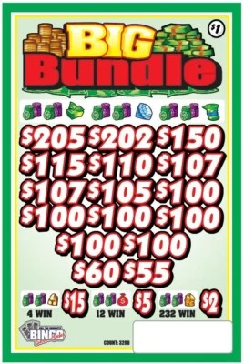 Новый тянуть билеты большой комплект - мгновенные вкладки - Изображение 1 из 2