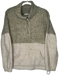 Sky and Sparrow Women's Jacket Sz XL Color Block Bouclé Cozy Soft Warm - Picture 1 of 4