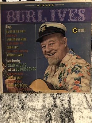 BURL IVES: Sings LP (Mono, 1" split bottom seam) Vocalists - Image 1 of 2